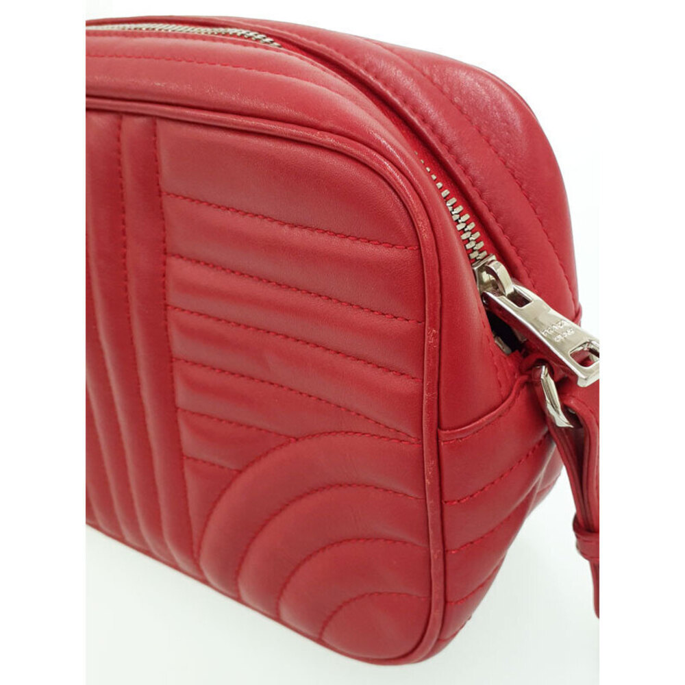 Prada Shoulder Chain Diagram Bag Leather - Picture 8 of 9